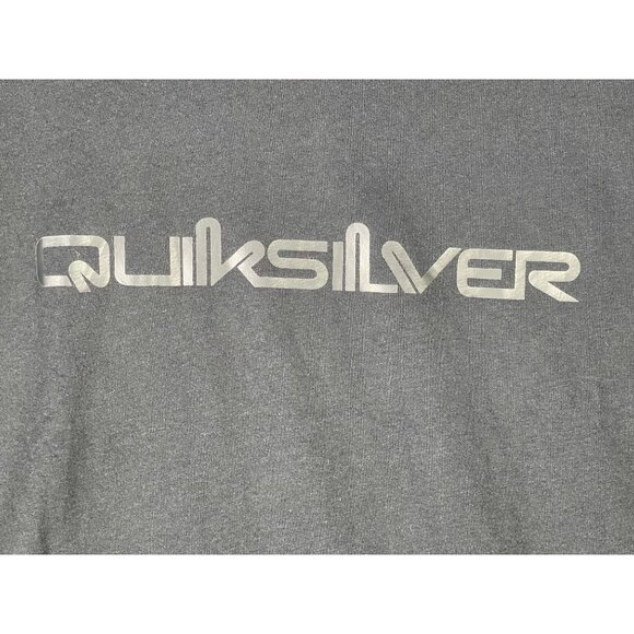 Quiksilver Mens Size Small Classic Logo Graphic T-Shirt Black Cotton - Picture 3 of 10